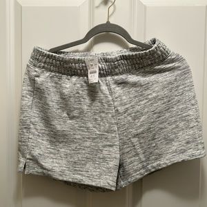 NWT J Crew marked gray sweat shorts